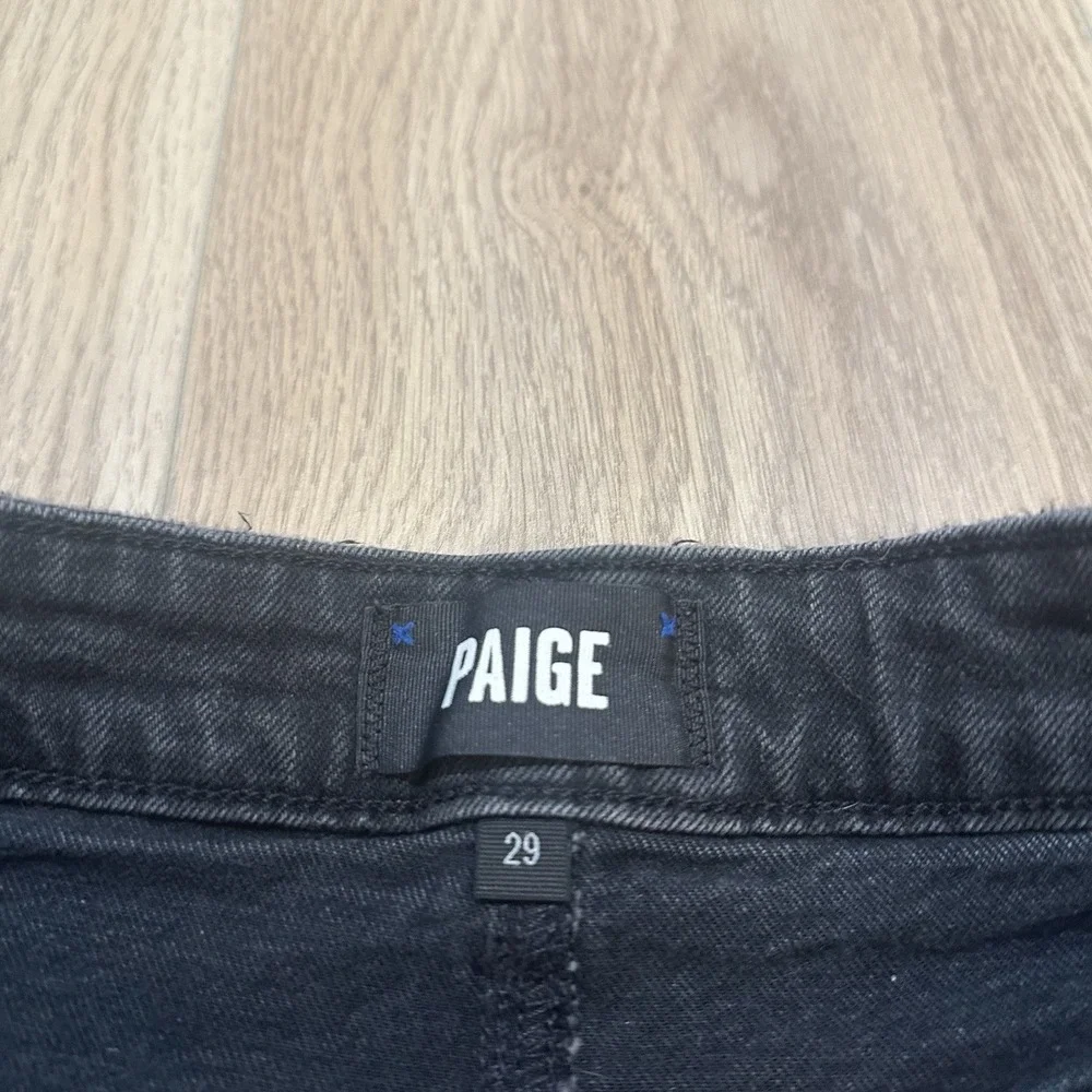 Paige Dani Short - Dark Raven Destructed Size 29 Women's Wester High Rise - Picture 3 of 6